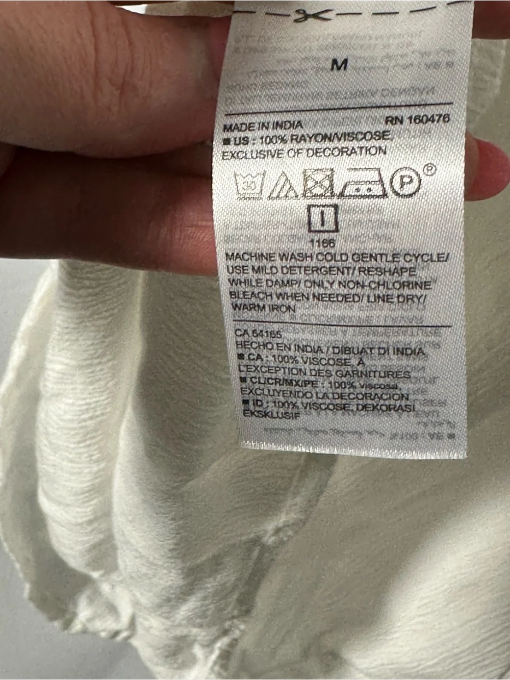 Old Navy lightweight cream